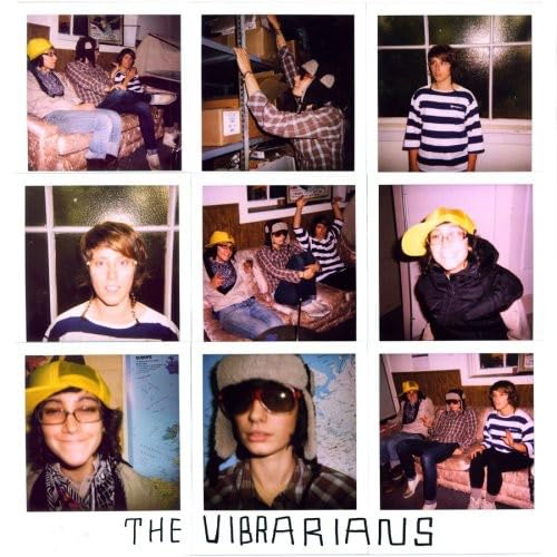Collage of candid photos featuring people, album cover for "Red Light" vinyl.