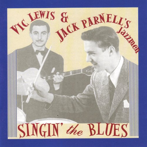 CD cover with two men, one holding a baton, against a blue background.