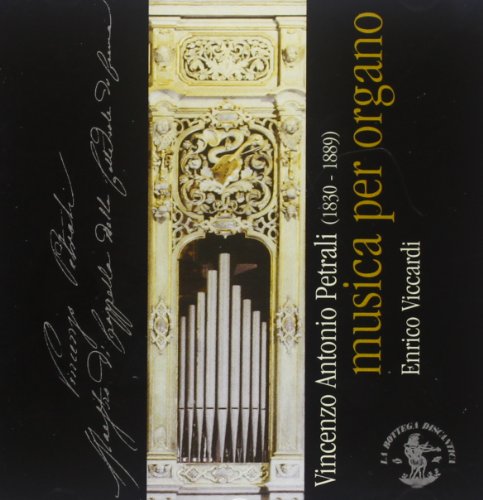 CD cover for “Musica Per Organo” featuring a vintage pipe organ.