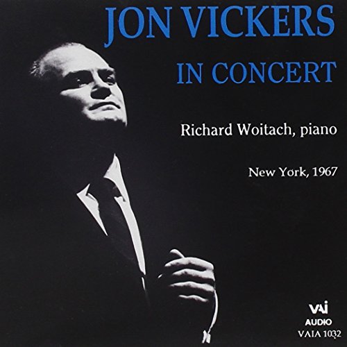 CD cover featuring tenor Jon Vickers in a suit, looking upwards.