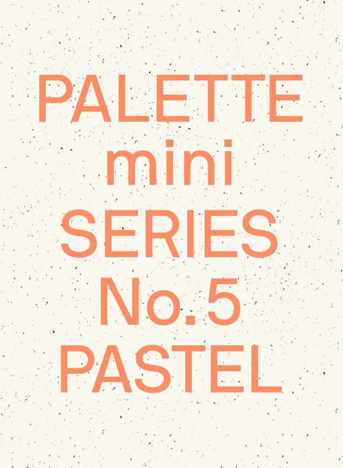 Pale pink and orange text reads "Palette mini Series No.5 Pastel.