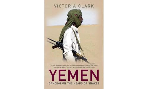 Book cover: Yemen, featuring a man with a rifle in a desert landscape.