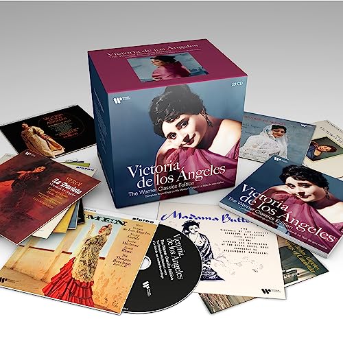 CD box set of opera singer Victoria de los Ćngeles with accompanying booklets.
