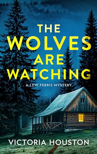 Book cover with a cabin in a dark, misty forest.