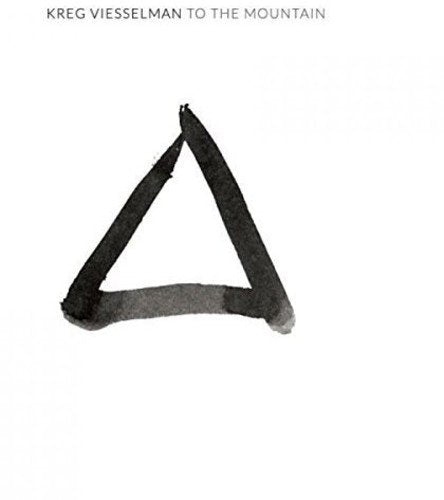 A CD cover featuring a black, watercolor-painted triangle on a white background.