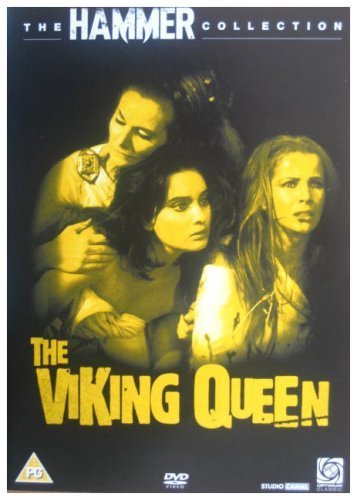 DVD cover for The Viking Queen showing three women against a dark background.