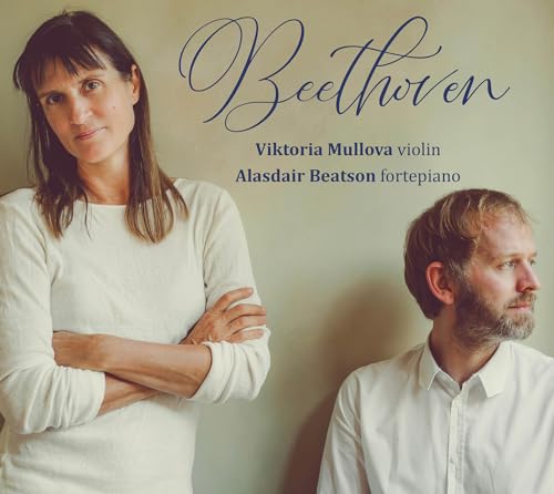 CD cover featuring violinist Viktoria Mullova and pianist Alasdair Beatson.