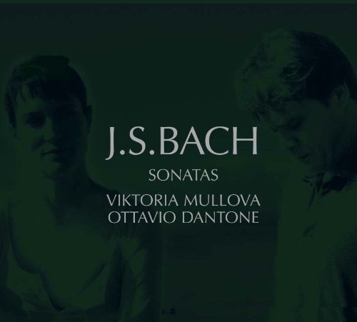 CD cover featuring portraits and text: J.S. Bach, Viktoria Mullova.