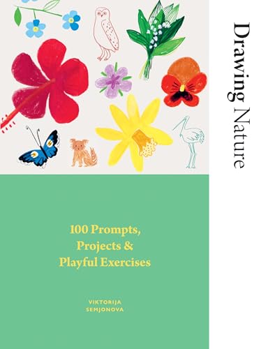 Book cover with illustrated flowers, animals, and hand-lettered title.
