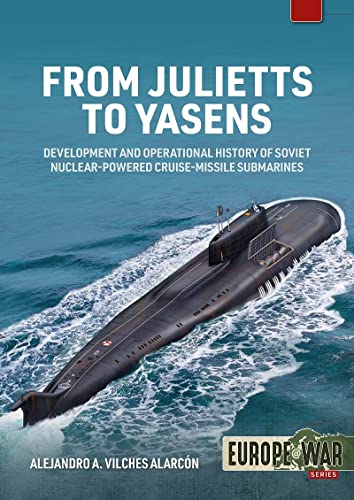 Book cover depicting a Soviet nuclear submarine underway at sea.