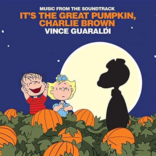 “It’s The Great Pumpkin, Charlie Brown” CD cover with cartoon characters.
