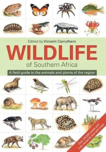 Field guide cover displaying diverse Southern African animals and plants.