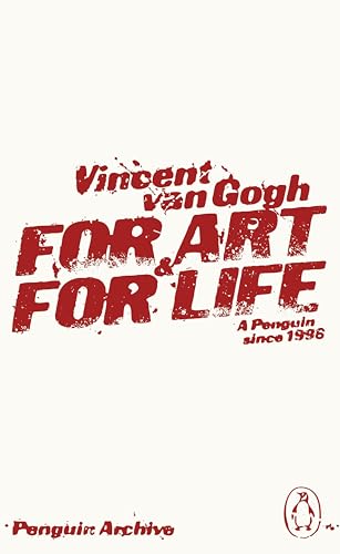 Book cover: “For Art and for Life” by Vincent van Gogh, red text.