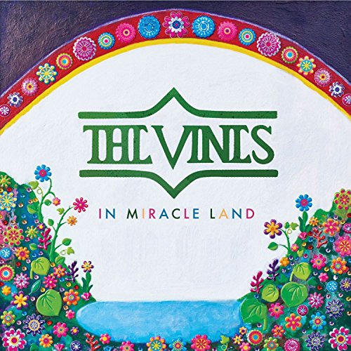 CD cover for “The Vines - In Miracle Land” with floral designs.