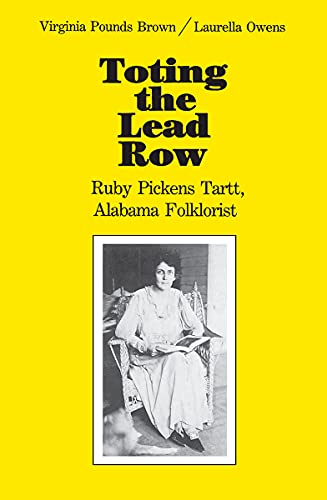 Book cover featuring a portrait of Ruby Pickens Tartt seated and reading.