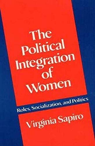 Red book cover with white text: “The Political Integration of Women” by Virginia Sapiro.