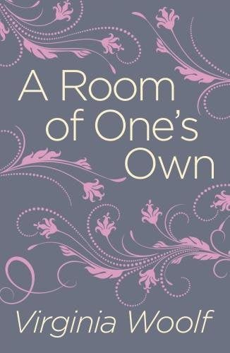 Book cover for “A Room of One’s Own” by Virginia Woolf, floral design.