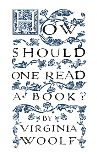 Book cover with decorative blue floral borders and the title How Should One Read a Book.