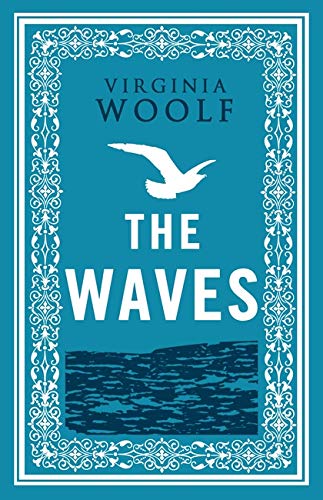 Book cover of The Waves by Virginia Woolf, featuring a seagull and water illustration.
