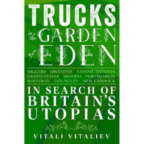 Green book cover with white text: "Trucks in the Garden of Eden.