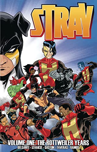 Comic book cover featuring diverse superheroes in dynamic poses.
