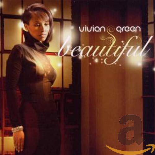 CD cover for Vivian Green’s “Beautiful” featuring a portrait of the artist.