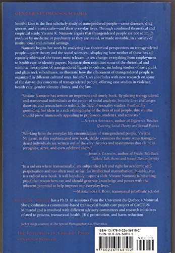 Book cover with text about the erasure of transgender people.