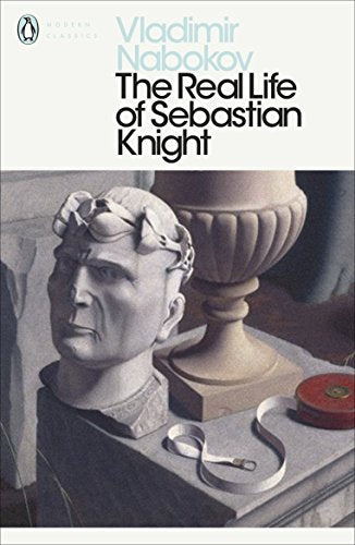Book cover featuring a stone bust, a vase, and a measuring tape on a pedestal.