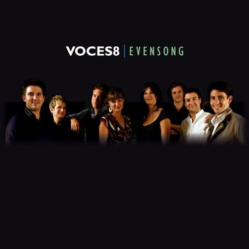 Voces8 ensemble portrait for the "Evensong" CD album cover.