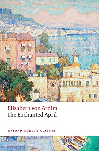 Book cover with a coastal Italian landscape painting and title text.