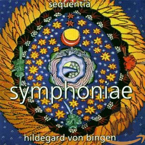 CD cover with a circular, colorful, symbolic design and text.