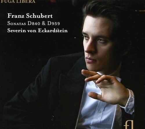CD cover featuring pianist Severin von Eckardstein in portrait.