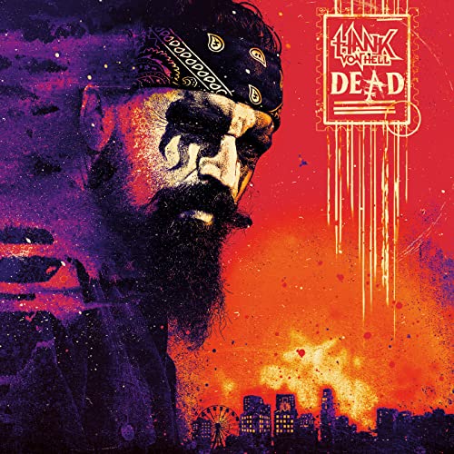 CD cover: bearded man with bandana, distressed art style, text "DEAD".