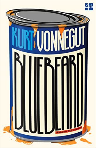 Book cover: "Bluebeard" by Kurt Vonnegut, designed as a paint can.