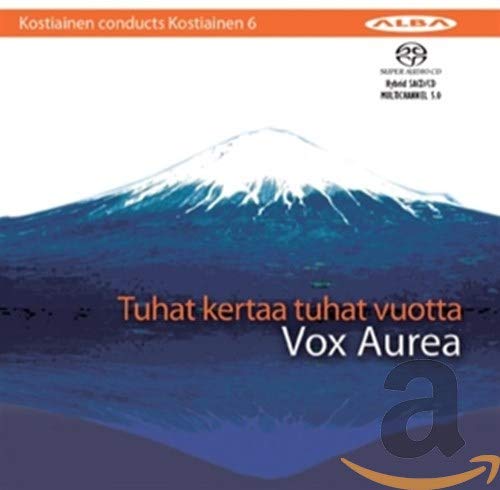 CD cover: blue wave with snow-capped peak and text "Vox Aurea".