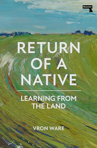 Book cover: green, swirling landscape with white title “Return of a Native.”