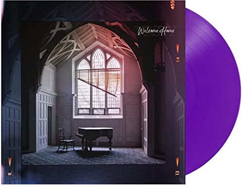 Vrsty "Welcome Home" vinyl LP cover and purple record disc.