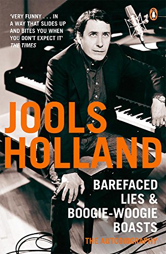 Book cover featuring Jools Holland seated at a piano, autobiography title.