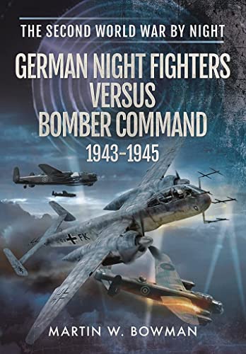Book cover: German night fighters and British bombers in aerial combat.