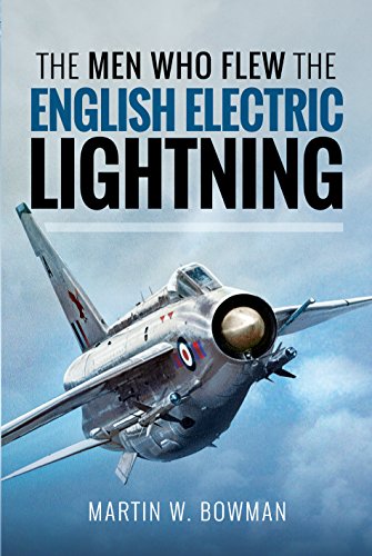 Book cover featuring a silver English Electric Lightning jet aircraft.