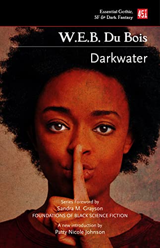 Book cover: "Darkwater" by W.E.B. Du Bois, featuring a portrait of a Black woman.