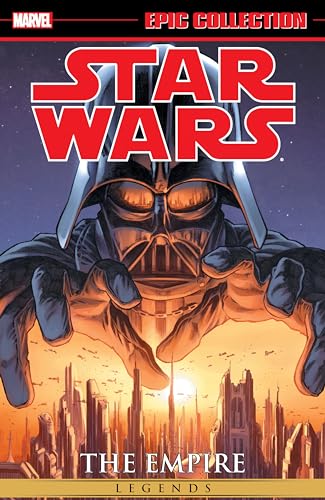 Star Wars comic book cover featuring Darth Vader and a city skyline.