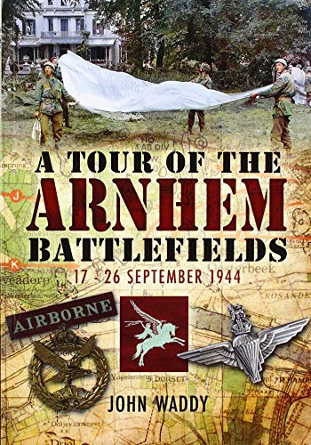 Book cover showing soldiers with a parachute over a map with military insignia.