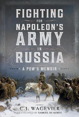 Book cover depicting Napoleonic soldiers in a snowy Russian landscape.