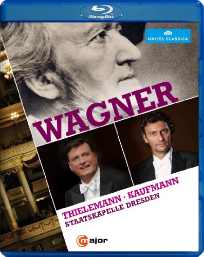 Blu-ray case for Wagner Semperoper featuring portraits and opera house image.