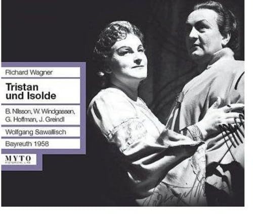 CD cover featuring portraits of two opera singers, Wagner's Tristan und Isolde.
