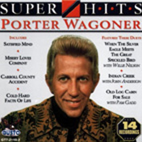 CD cover for Porter Wagoner’s “Super Hits” featuring his portrait.