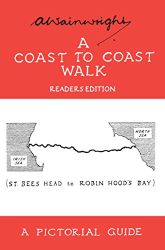 Book cover with red top and bottom borders, featuring a map of the route.
