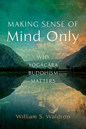 Book cover featuring a mountain lake reflection with a faint mandala overlay.
