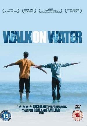 DVD cover for “Walk On Water” featuring two men at the beach.